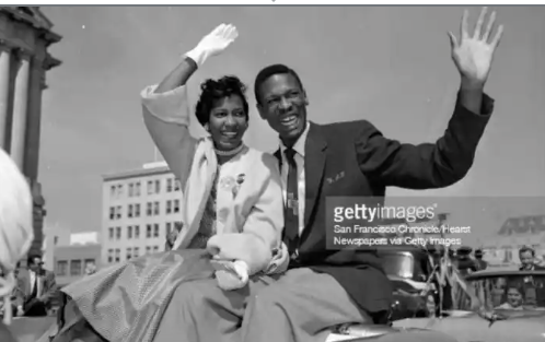 Rose Swisher and Bill Russell