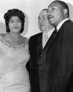 Mahalia Jackson with Martin Luther King Jr